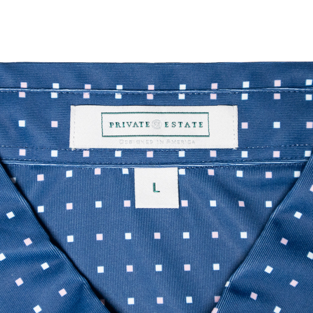 CHARLESTON NAVY ■ チャールストン(ネイビー)★ PRIVATE ESTATE x Snell コラボポロシャツ