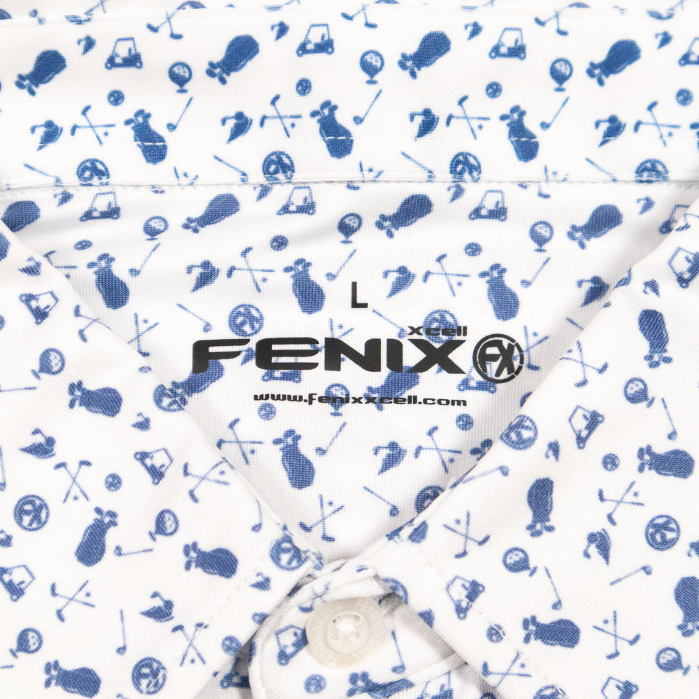 GREENOCH WHITE ■ グリーノック(ホワイト)★FENIX XCELL ポロシャツ
