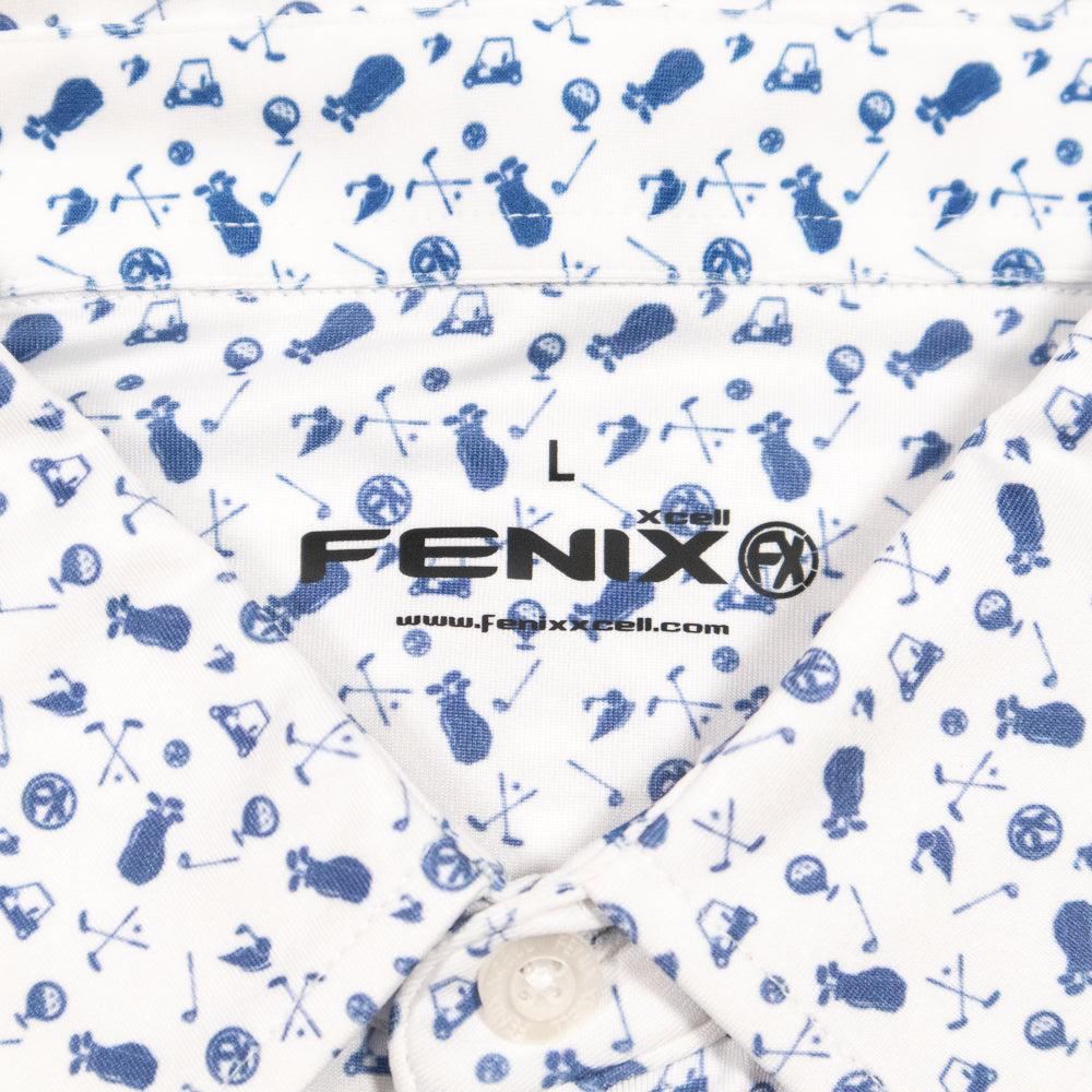 GREENOCH WHITE ■ グリーノック（ホワイト）★FENIX XCELL ポロシャツ