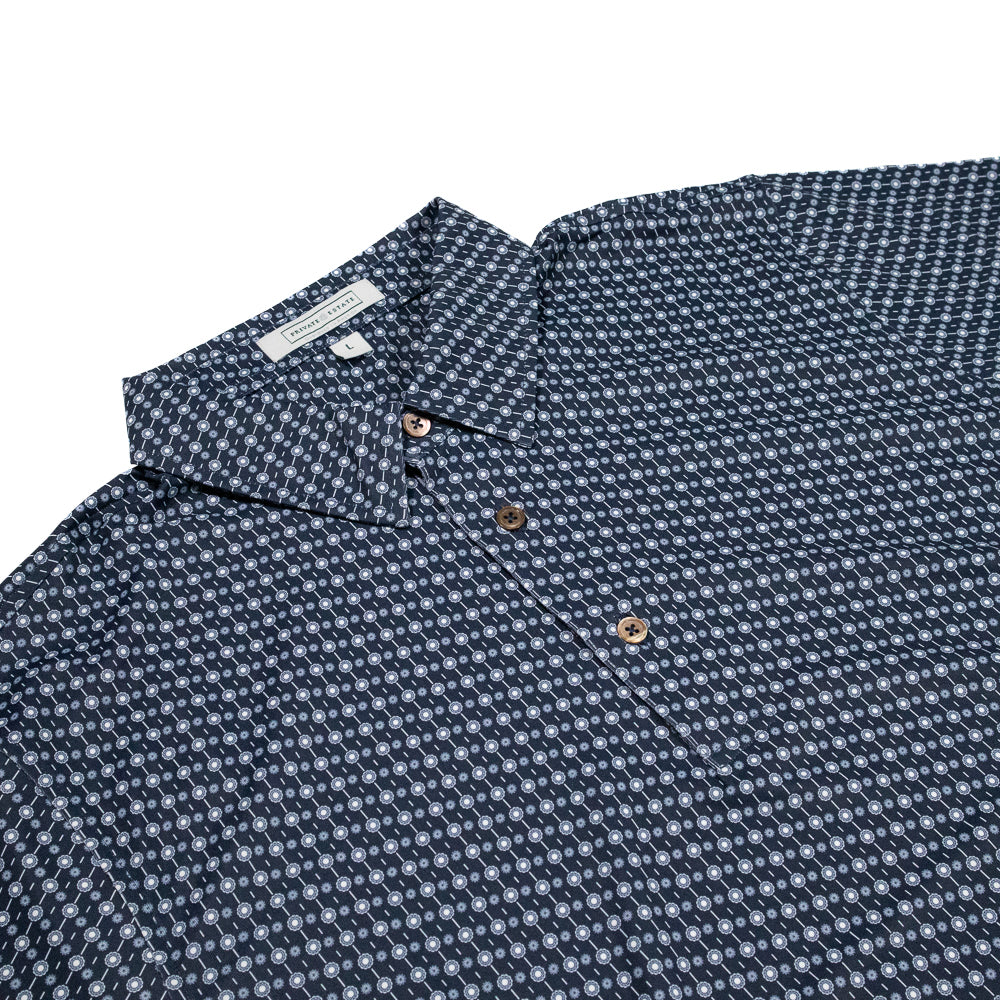MARFA NAVY ■ マルファ(ネイビー)★ PRIVATE ESTATE ポロシャツ
