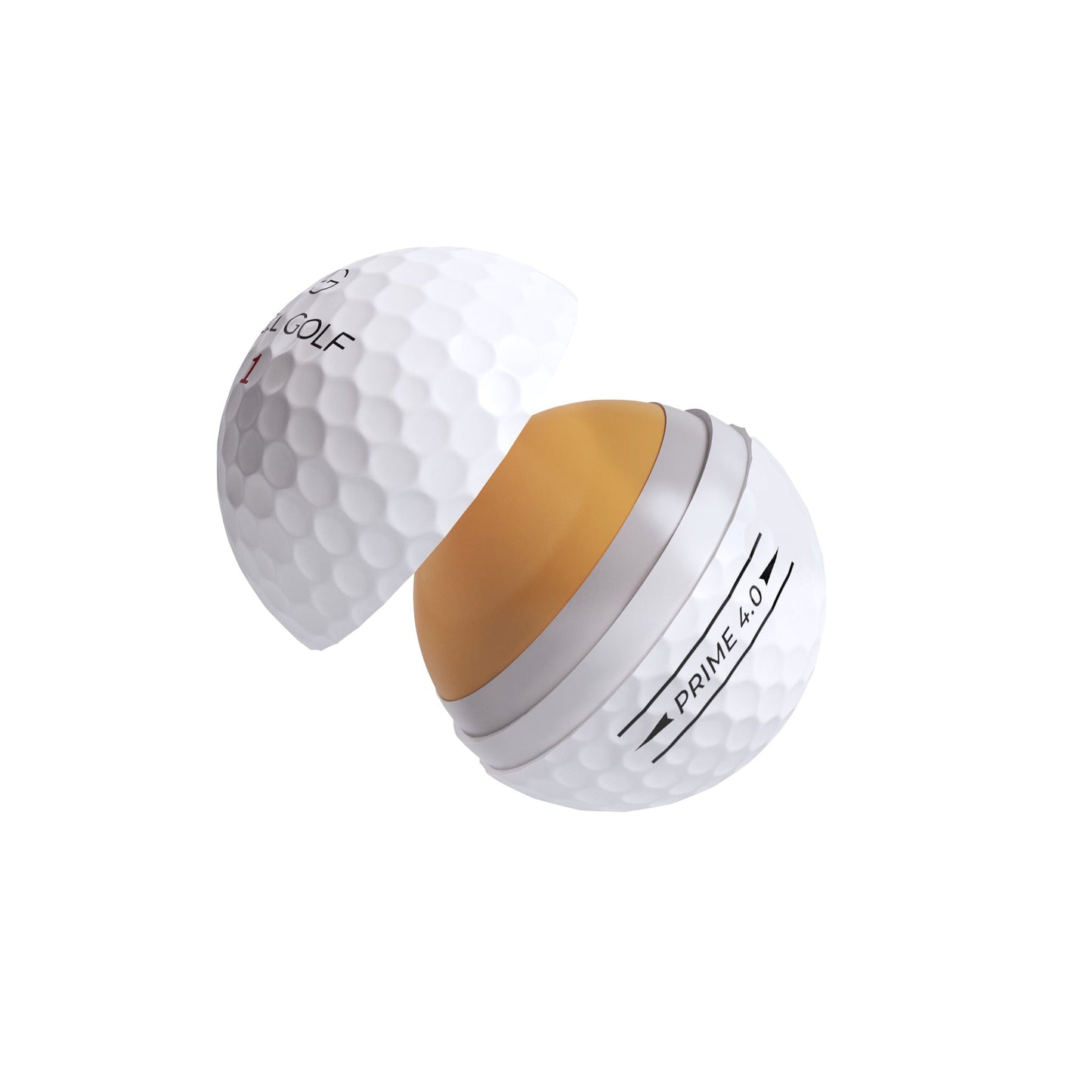 Snell Golf テスティングパック PRIME 2.0/3.0/4.0(黄)各1スリーブ