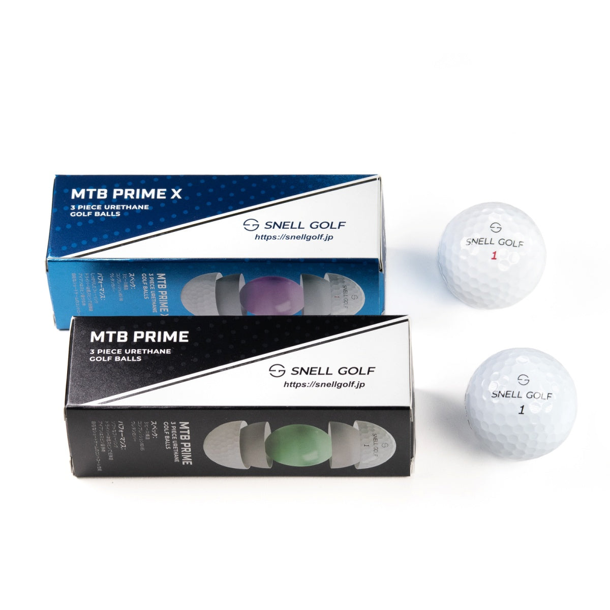 Snell Golf MTB PRIME X（白）１ダース 日本正規品 ■ US