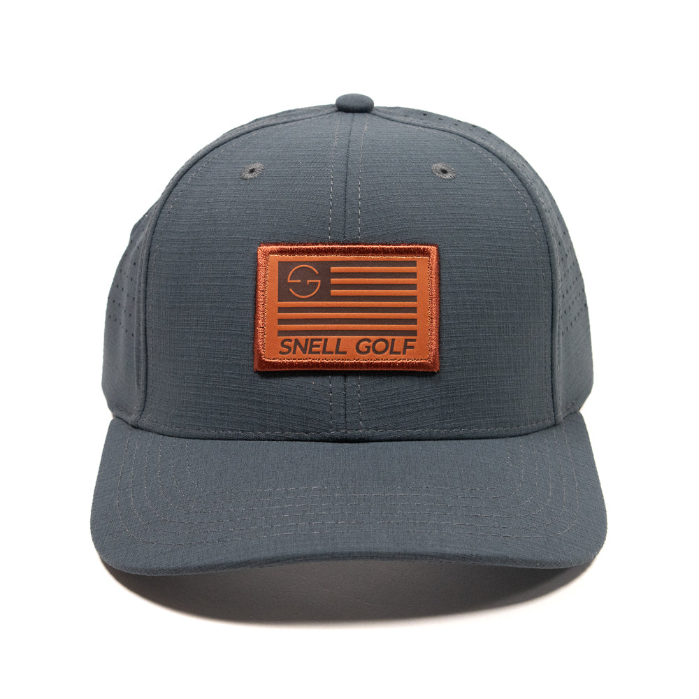 SNELLエンボスレザーモデル ★ Ultra-Lite Mesh Cap - Graphite ■ ウルトラライト・メッシュキャップ(グラファイト)★ FENIX XCELL x Snell コラボ