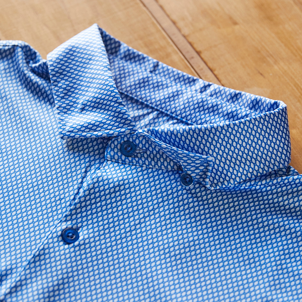 Troon Performance Polo BLUE ■ Fenix x Snell コラボポロシャツ トルーン(青)