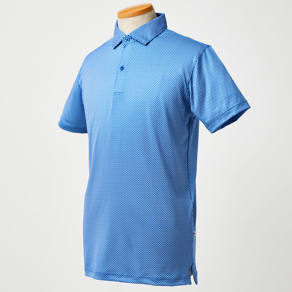 Troon Performance Polo BLUE □ Fenix x Snell コラボポロシャツ